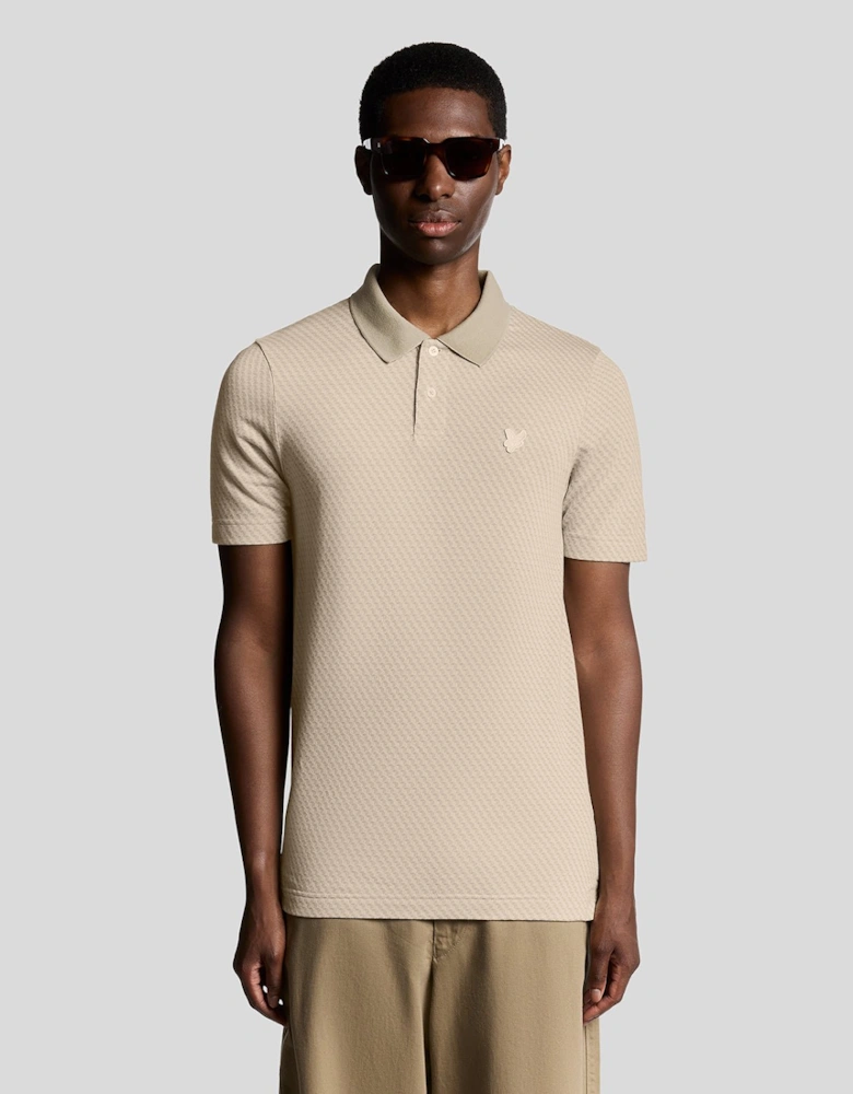 Graphic Jacquard Polo Shirt
