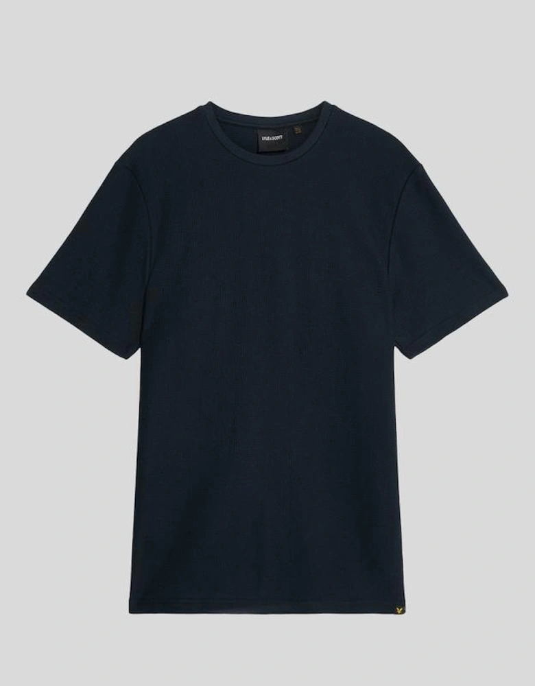 Jacquard Dobby Knit T-Shirt