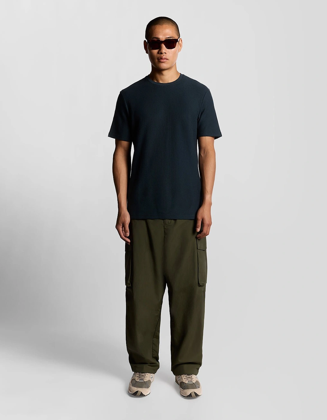 Jacquard Dobby Knit T-Shirt