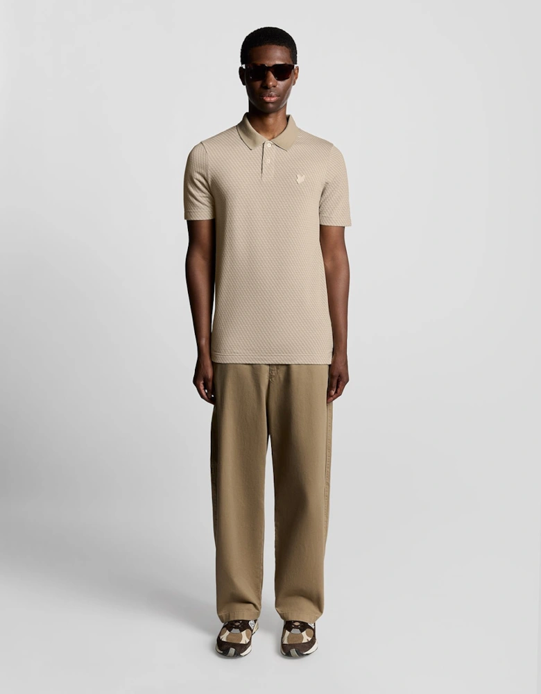 Graphic Jacquard Polo Shirt