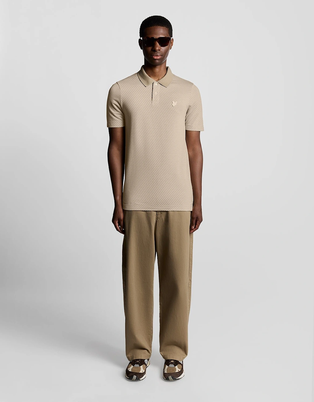 Graphic Jacquard Polo Shirt