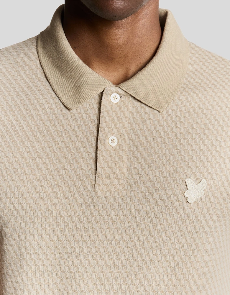 Graphic Jacquard Polo Shirt