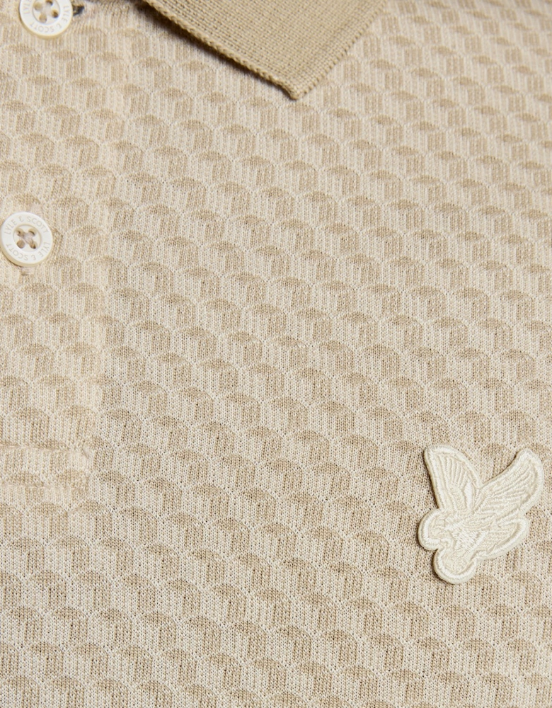 Graphic Jacquard Polo Shirt