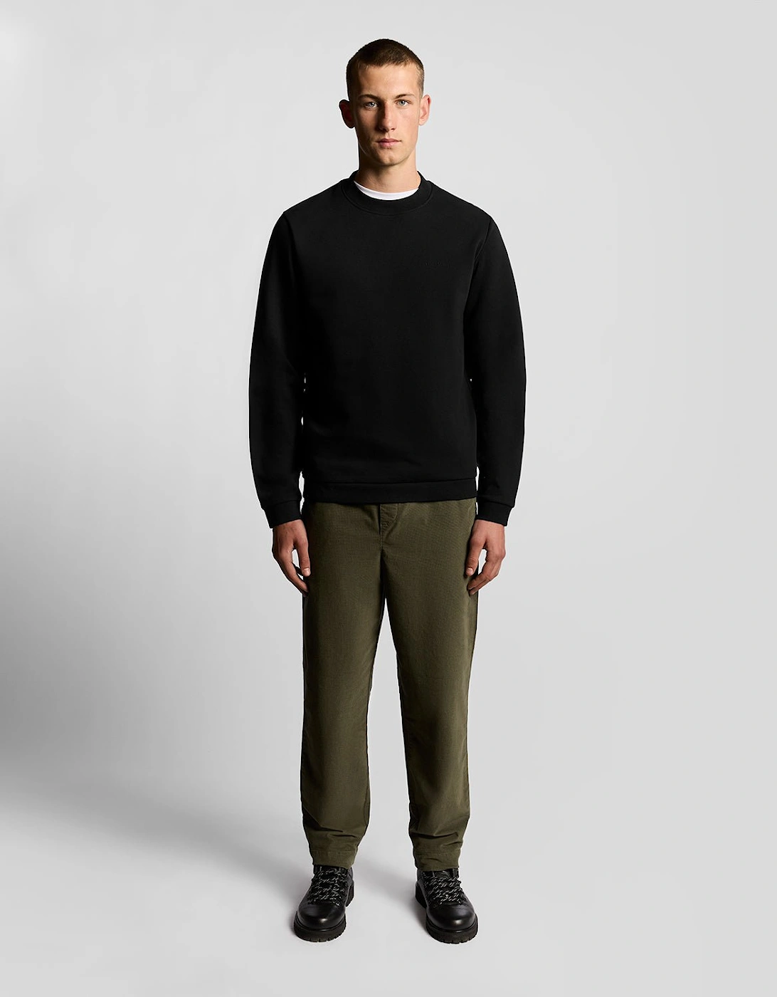 Brushback Fleece Crew Neck Sweatshirt