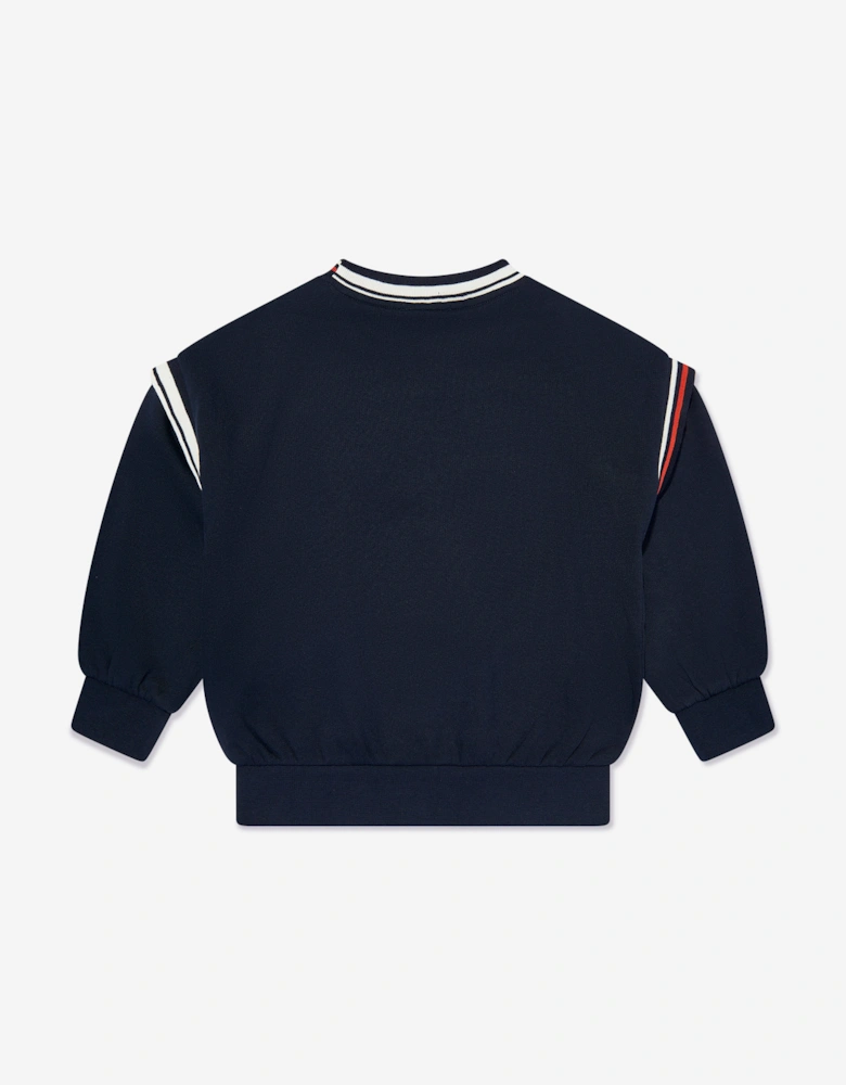 Boys Logo Sweatshirt in Navy
