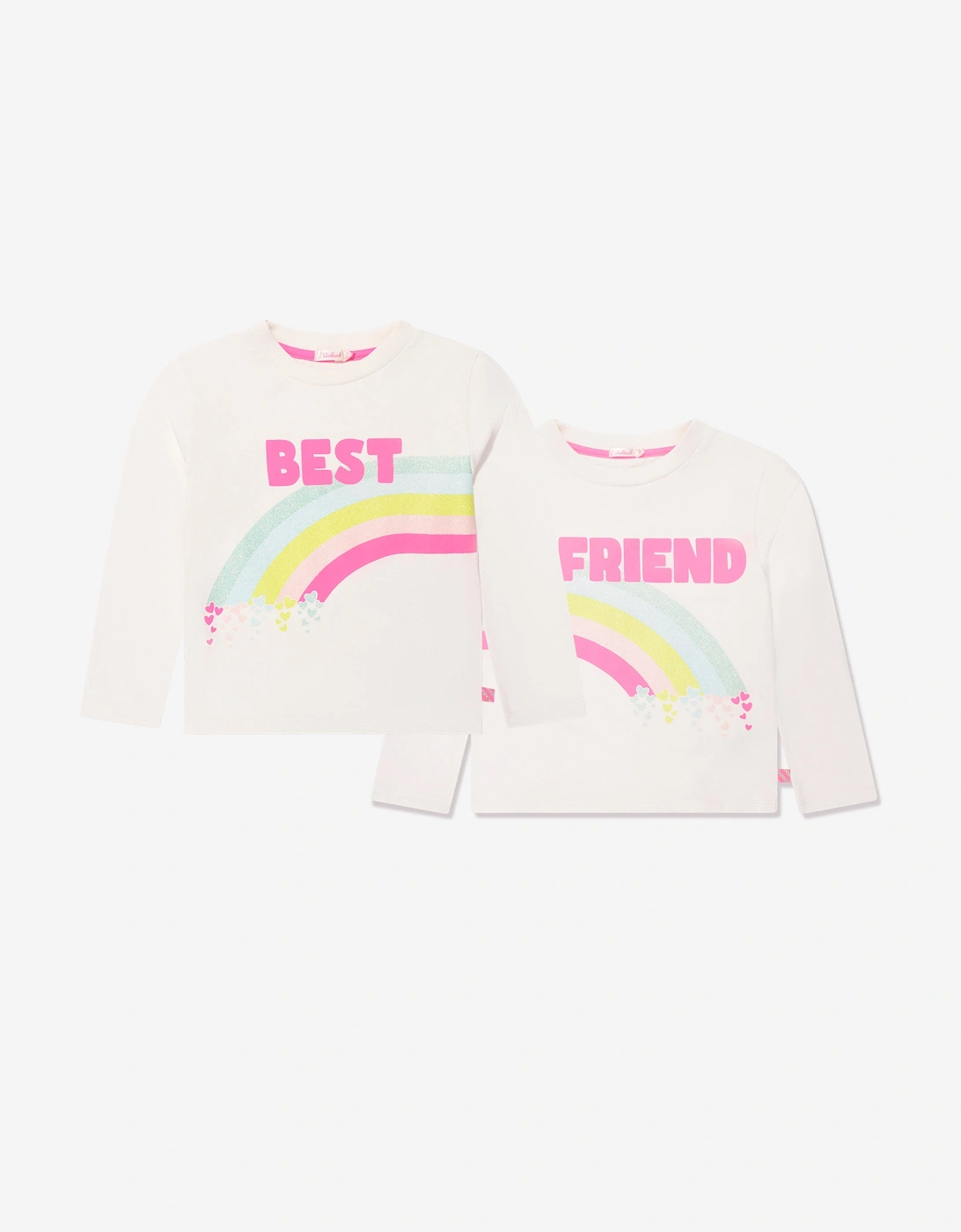 Billieblush Girls T-Shirts Set (2 Piece) in Ivory, 6 of 5