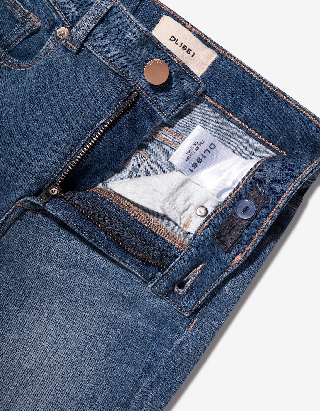 Girls Claire Boot Cut Jeans in Blue
