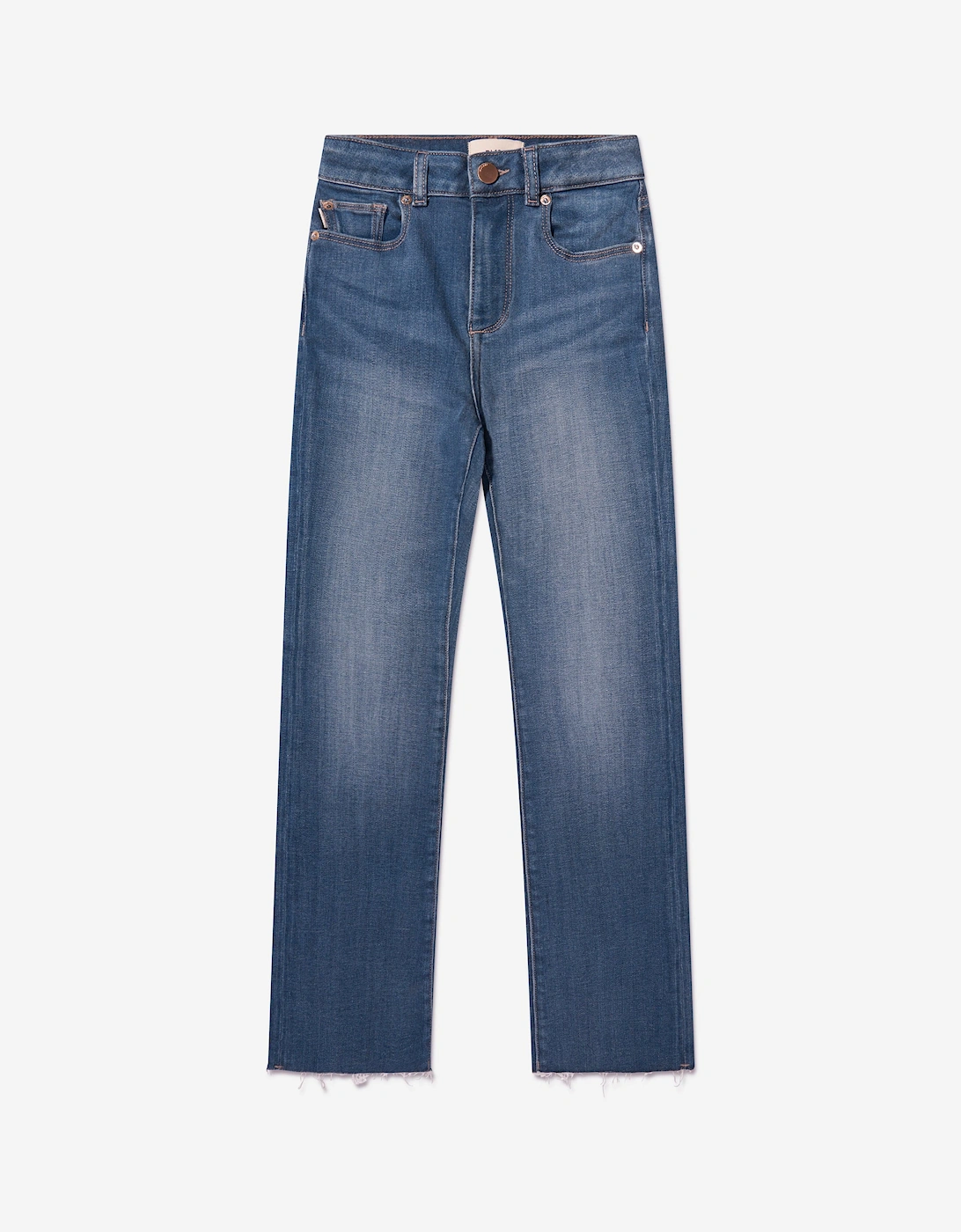 Girls Claire Boot Cut Jeans in Blue, 5 of 4