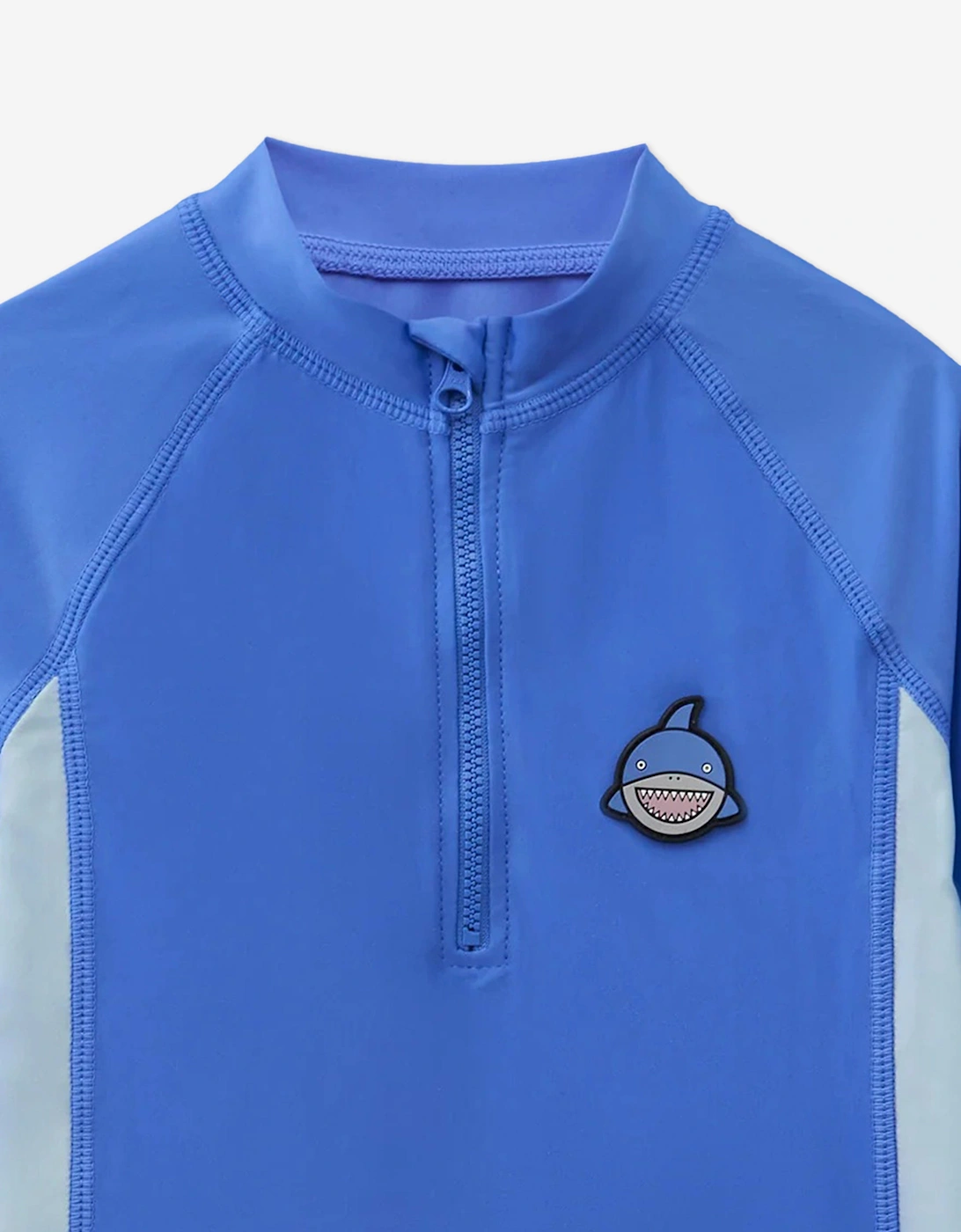 Boys Reef The Shark Sun Protective Rash Vest in Blue (UPF50+)