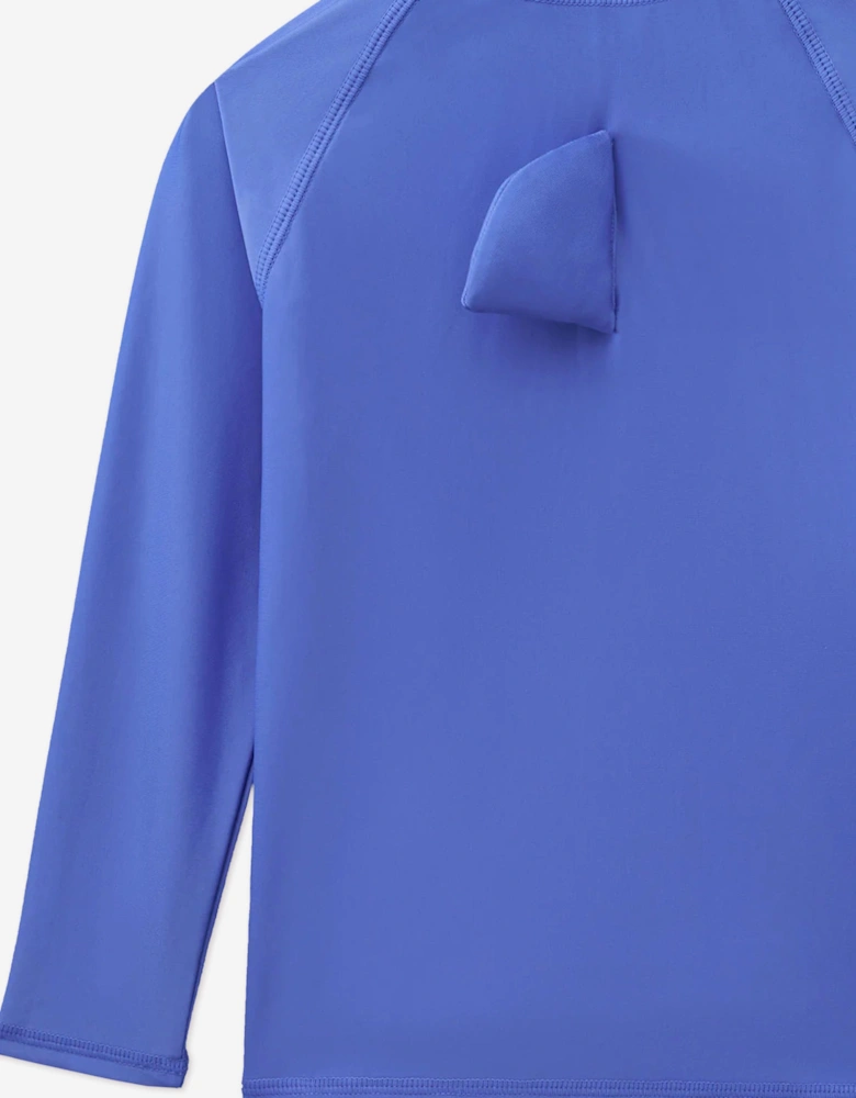 Boys Reef The Shark Sun Protective Rash Vest in Blue (UPF50+)