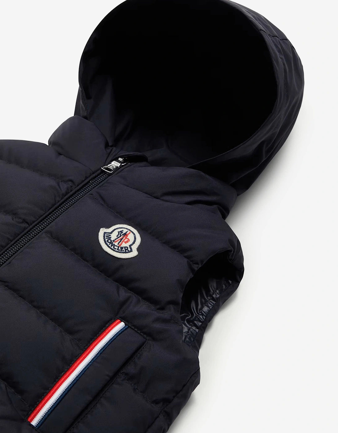 Baby Boys Down Padded Buang Gilet in Navy