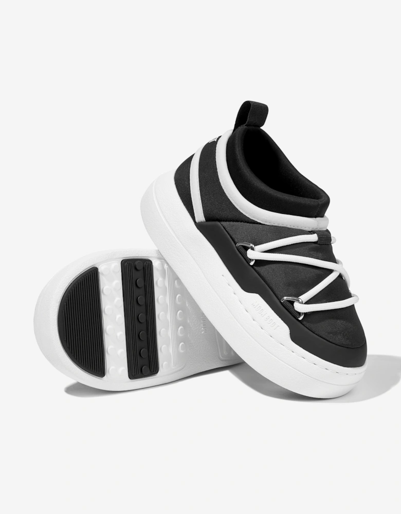 Moon Boot Kids JR Park Icon Trainers in Black