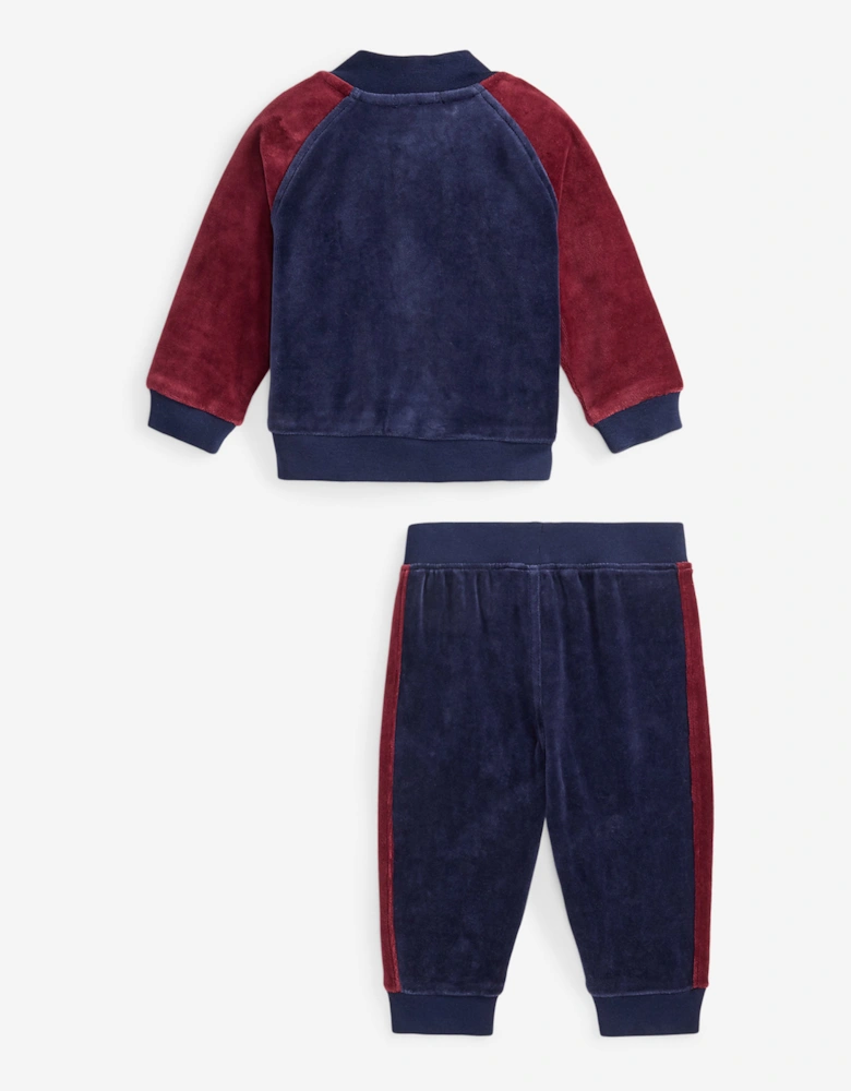 Baby Boys Logo Tracksuit in Navy