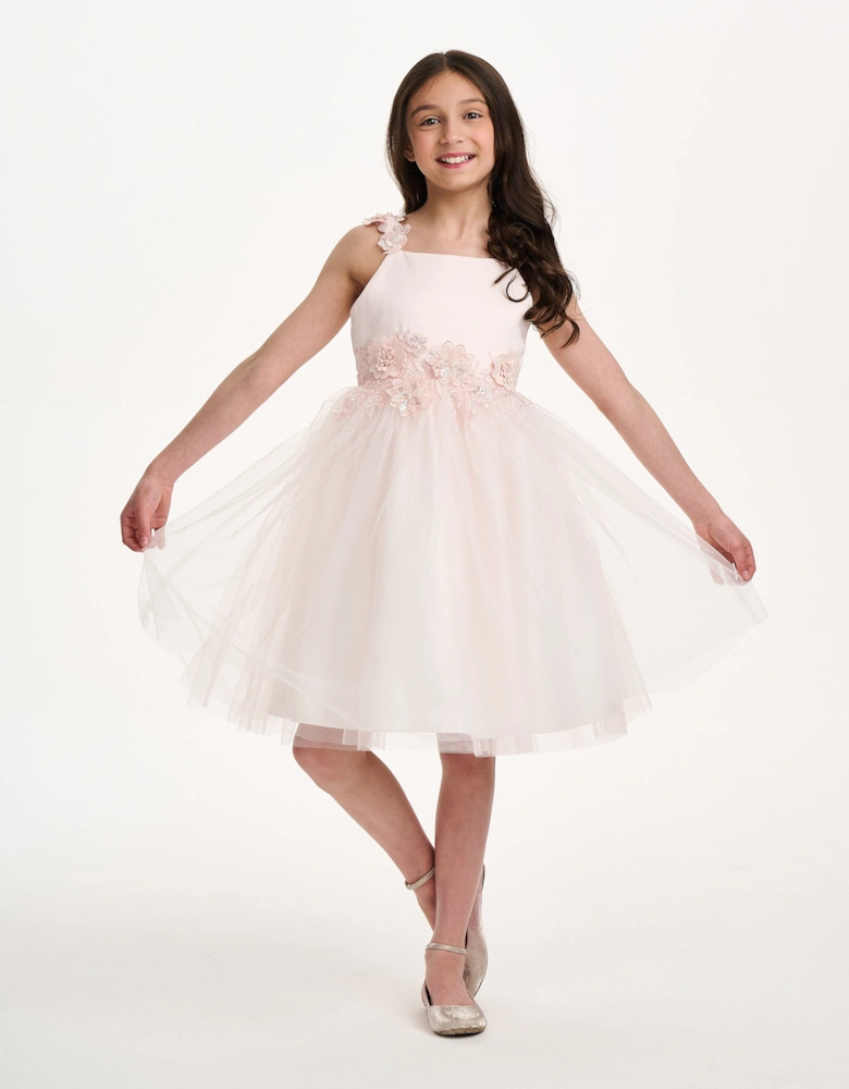 Girls Dreamy Delight Dress in Pink