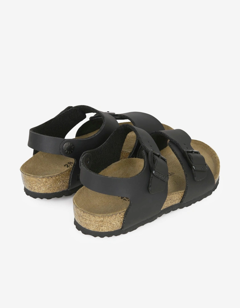 Kids New York Classic Sandals in Black