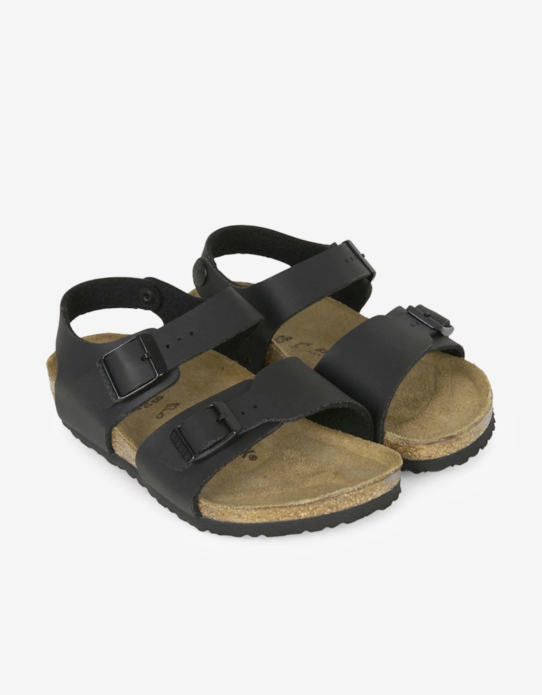 Kids New York Classic Sandals in Black
