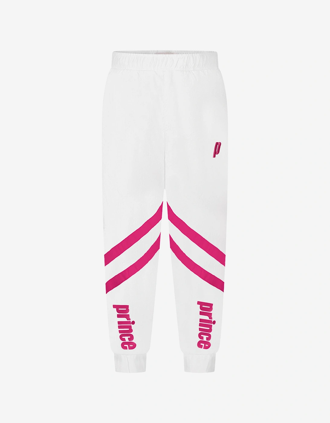 Prince Girl's Prince Prince Girls Baseline Windbreaker Pants - White