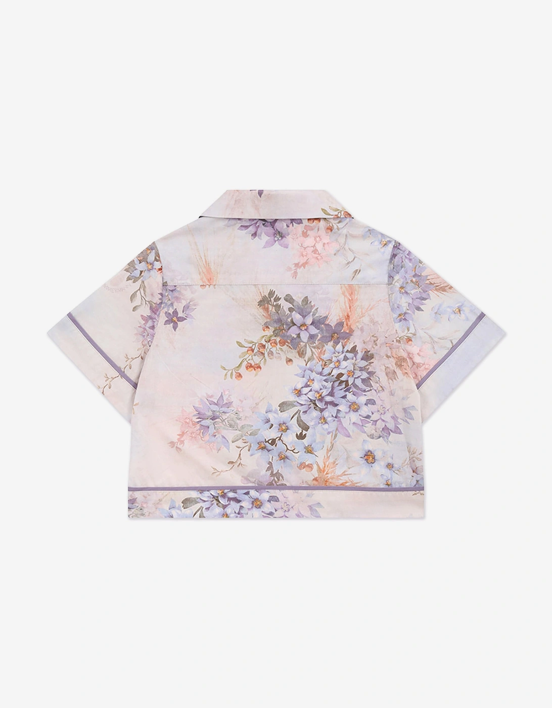 Girls Cascadian Poplin Shirt in Blue