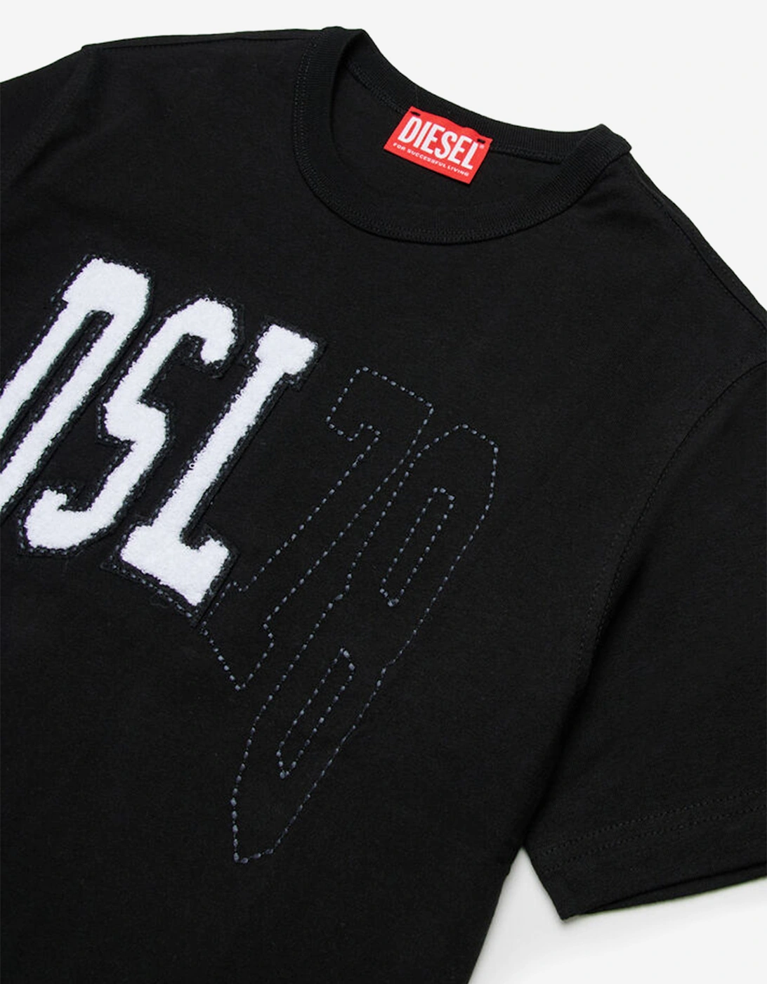 Boys Logo T-Shirt in Black