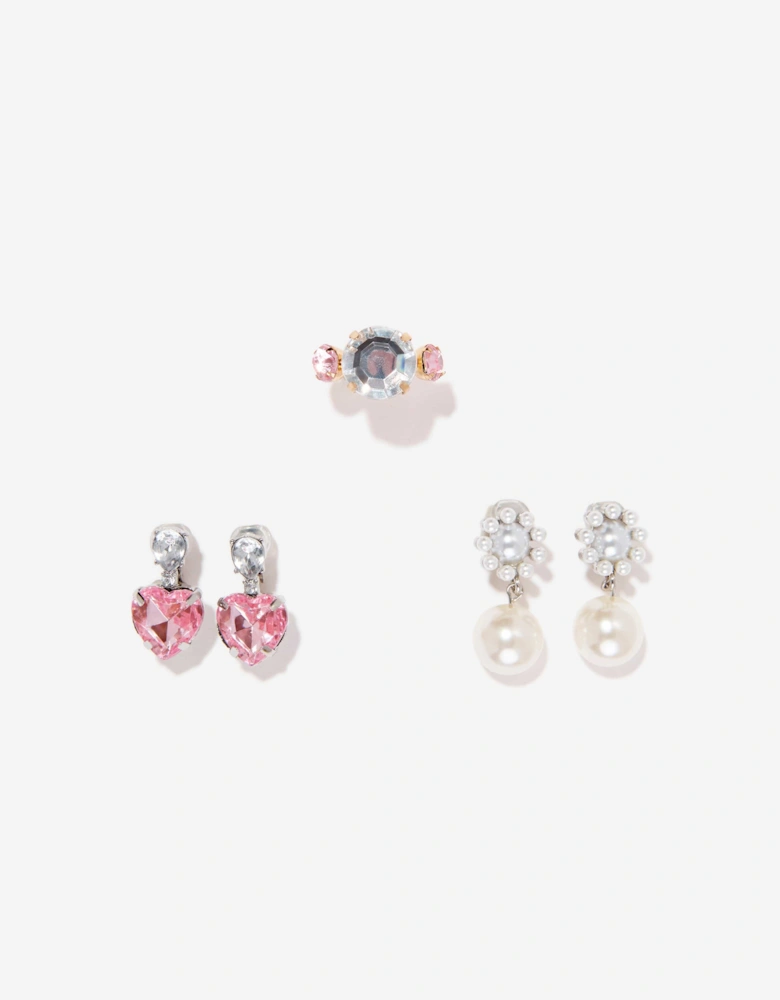 Girls Garden Party Mixed Set in Pearl