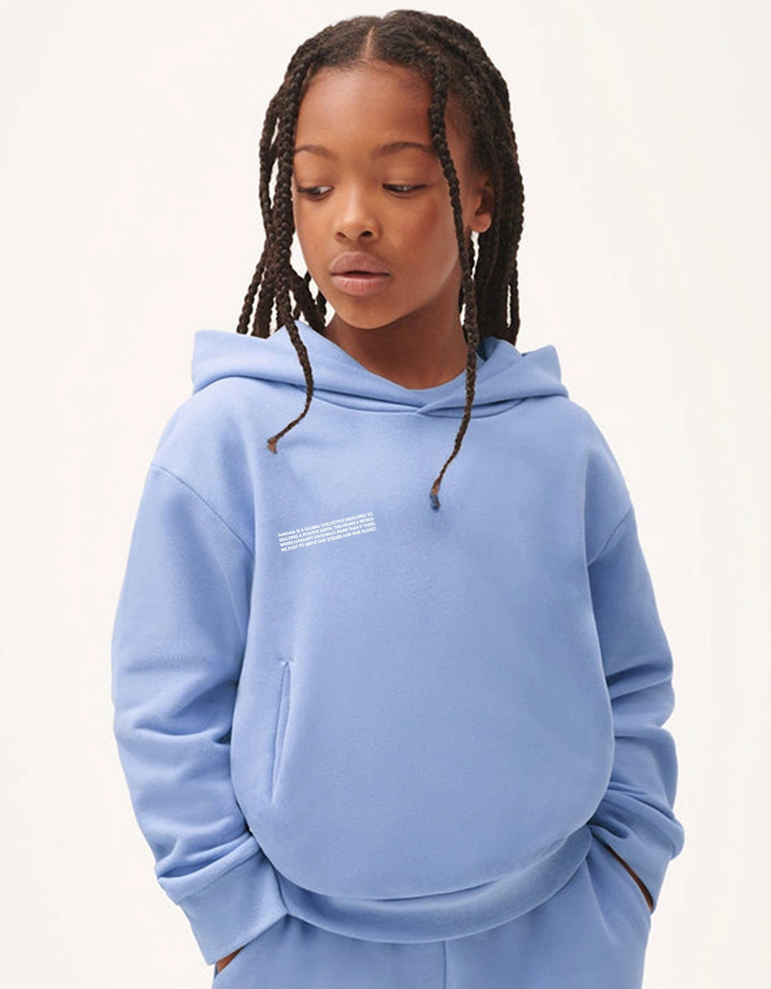 Kids 365 Midweight Hoodie in Blue