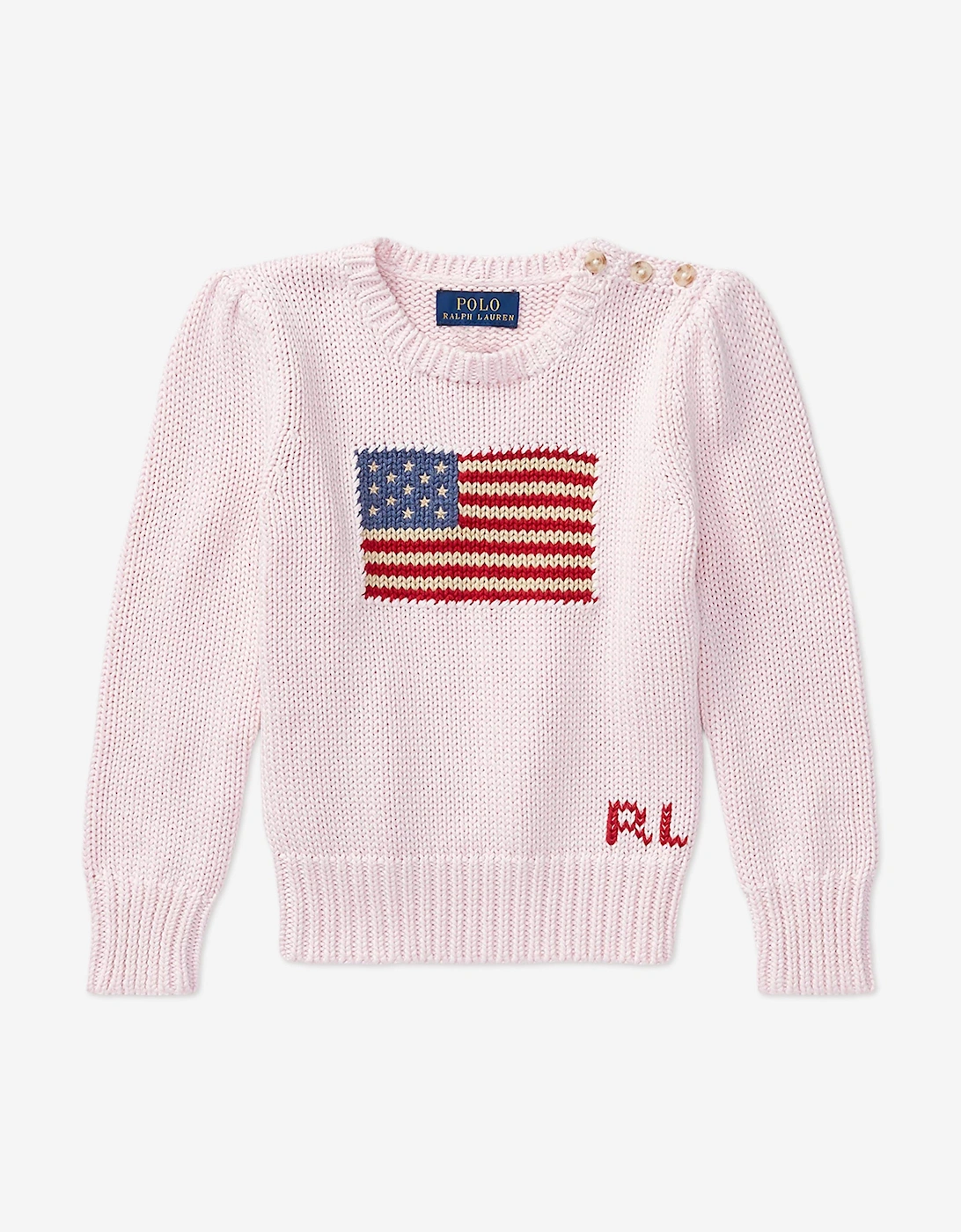 Girls USA Flag Jumper in Pink, 5 of 4