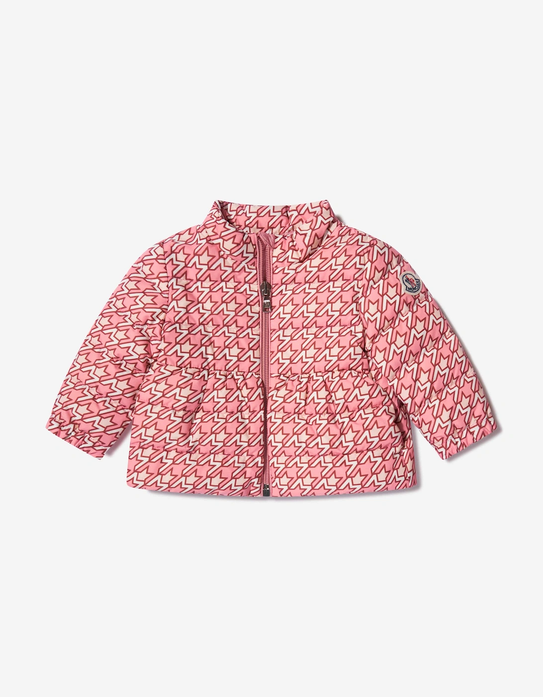 Enfant Baby Girls Down Padded Kianga Jacket in Pink, 5 of 4