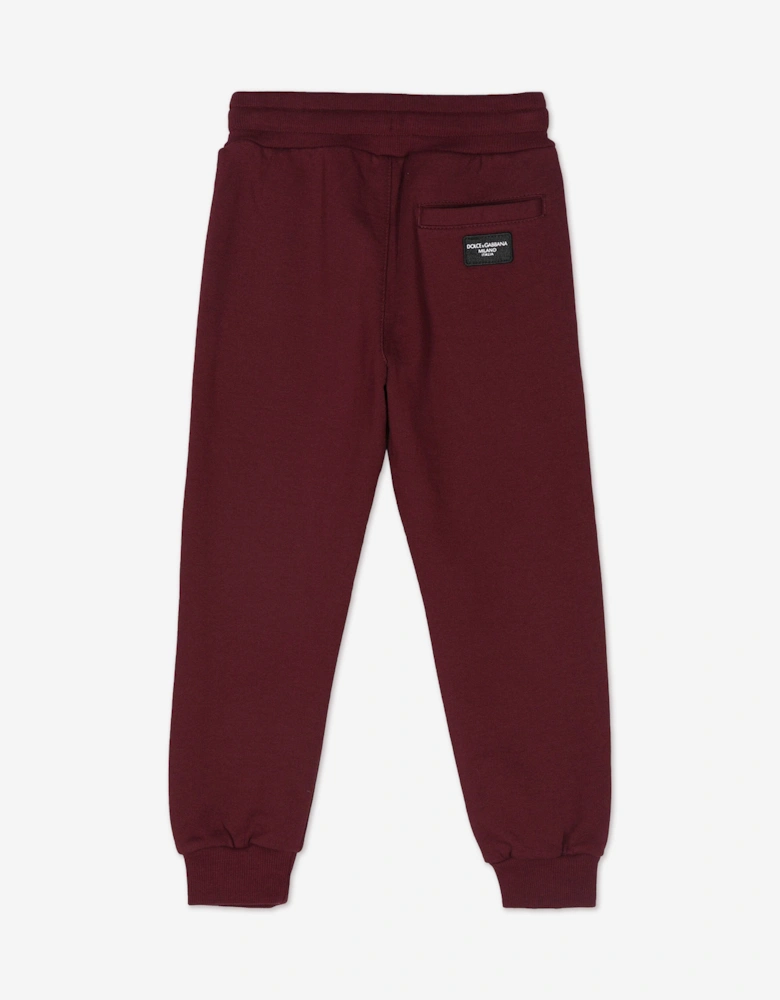 Boys Logo Joggers in Red