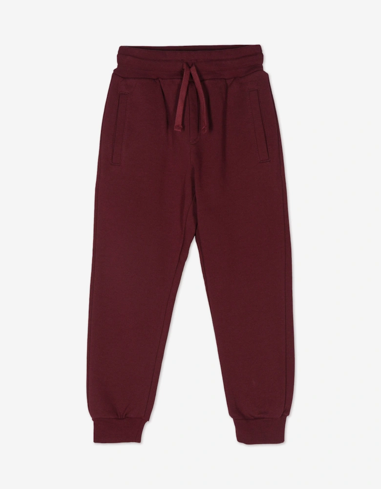 Boys Logo Joggers in Red