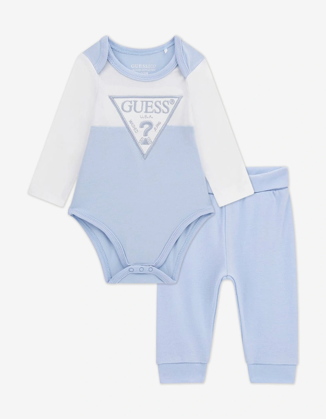 Baby Boys Bodysuit and Pants Set in Blue, 5 of 4