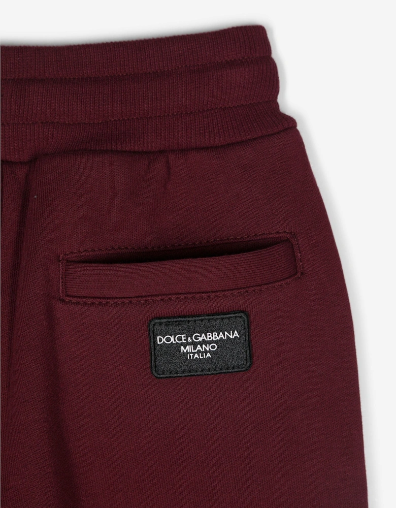Boys Logo Joggers in Red
