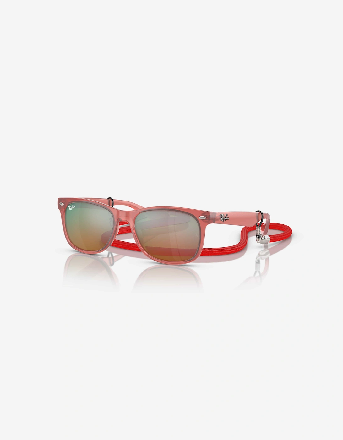 Kids Wayfarer Sunglasses in Red, 5 of 4