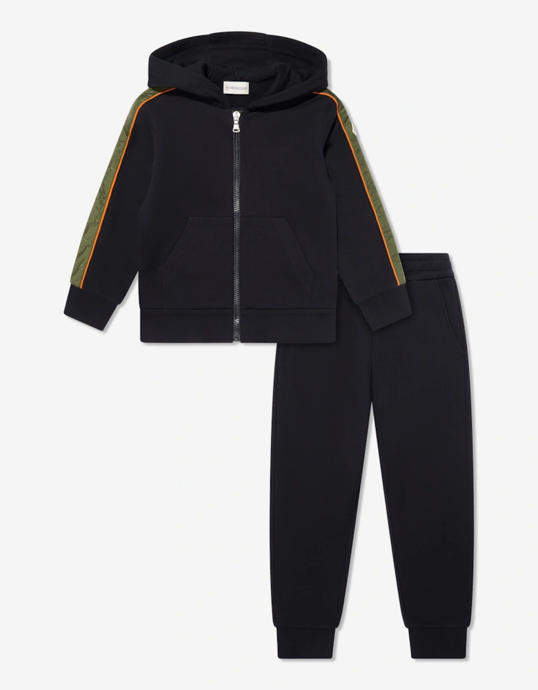 Enfant Boys Branded Tracksuit in Navy