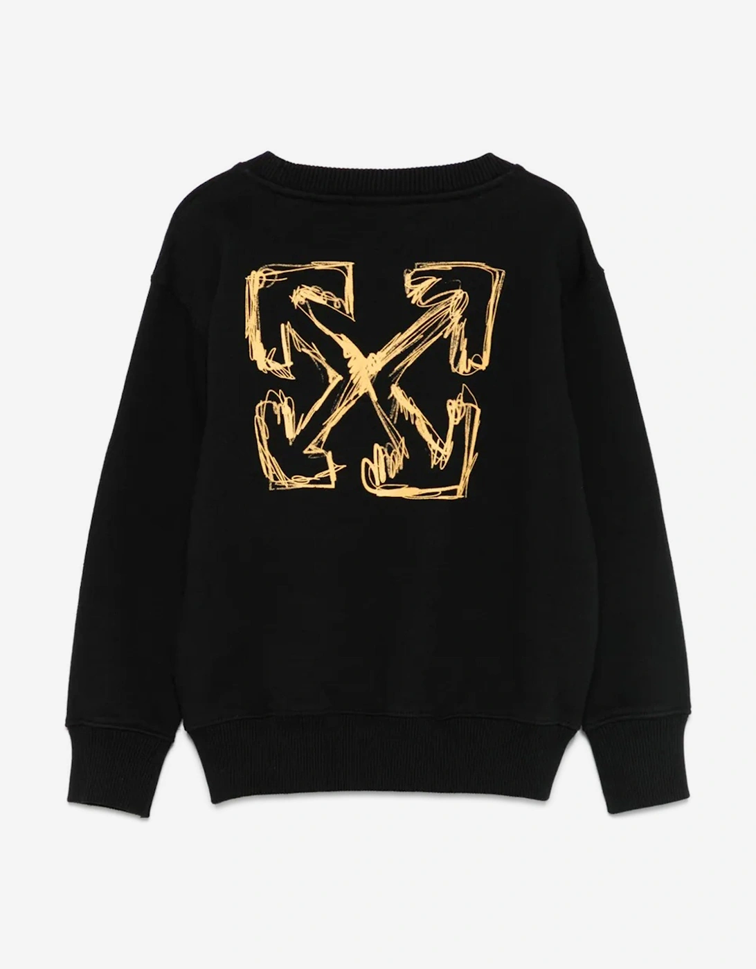 Boys Arrow Sketch Sweatshirt in Black