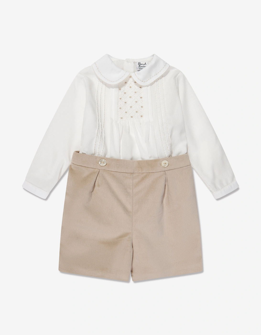 Baby Boys 2 Piece Set in Beige, 5 of 4