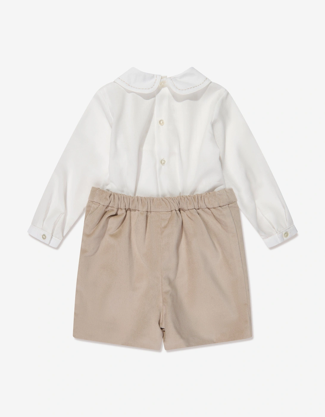 Baby Boys 2 Piece Set in Beige