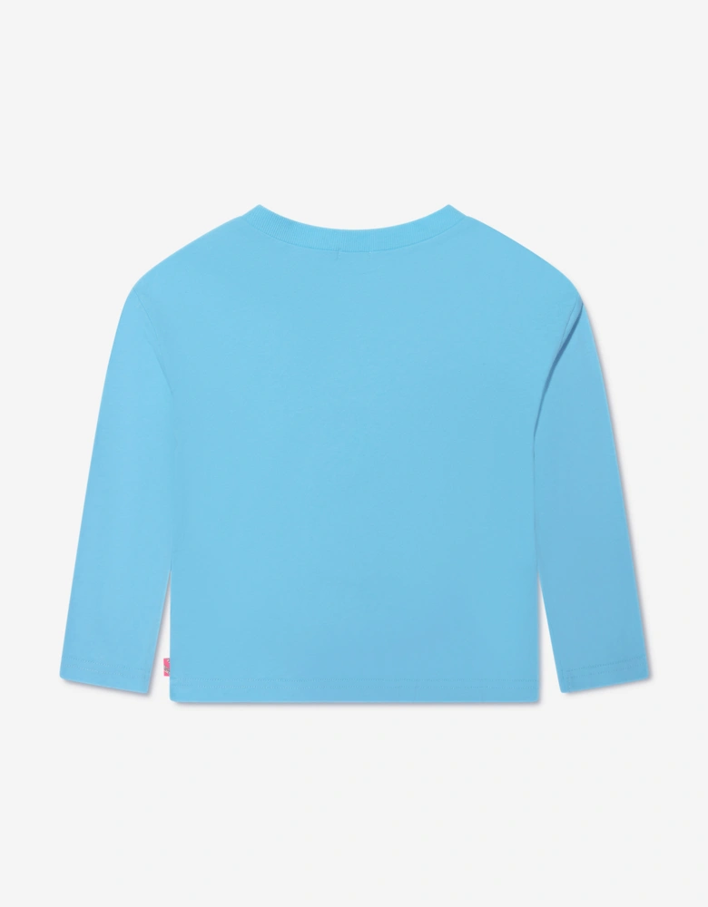 Billieblush Girls Long Sleeve T-Shirt in Blue