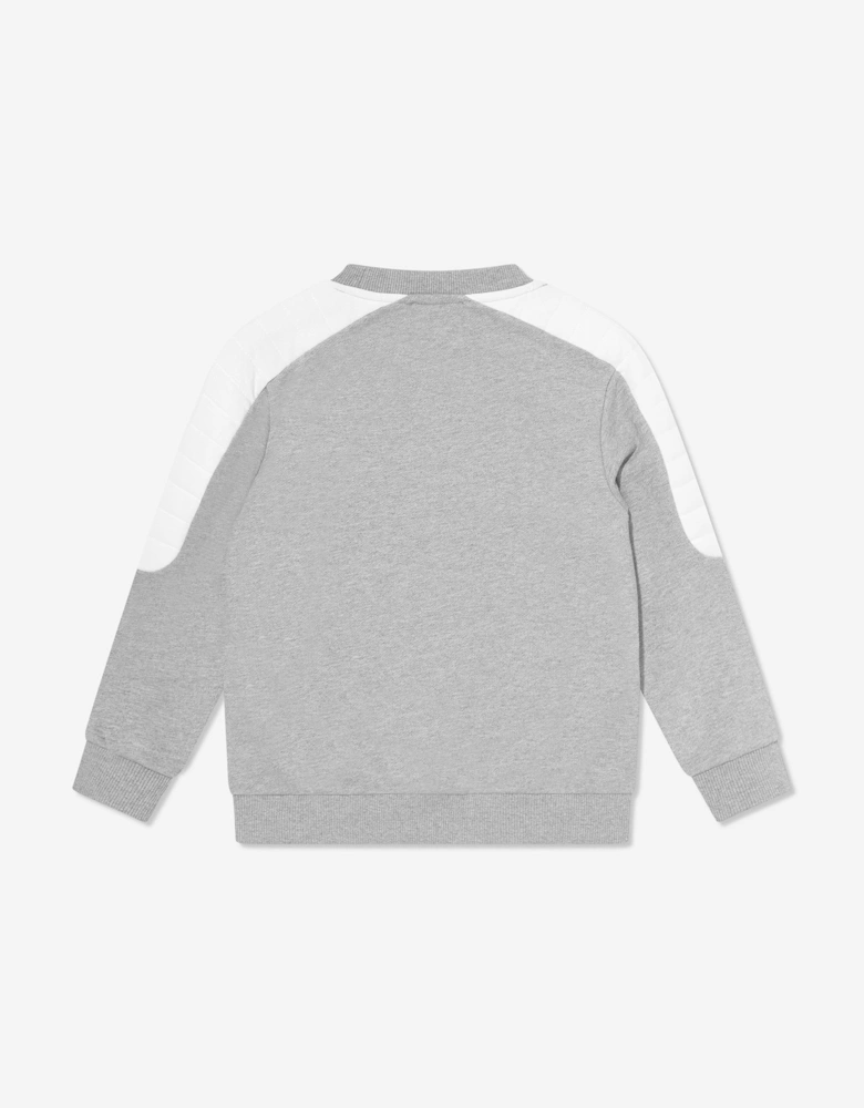 Boys Logo Sweatshirt in Grey