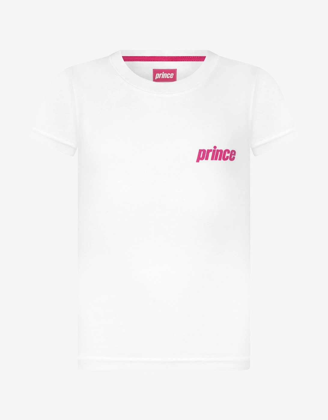 Prince Girl's Prince Prince Girls Mark Short Sleeve T-Shirt - White