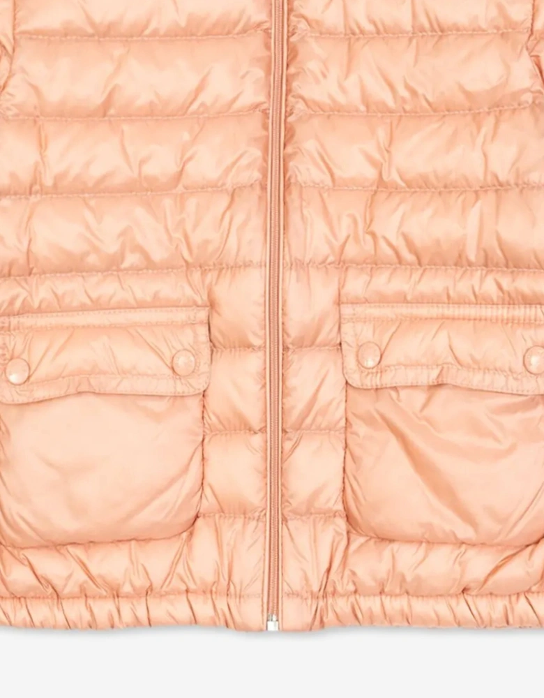 Girls Down Padded Lans Jacket in Pink