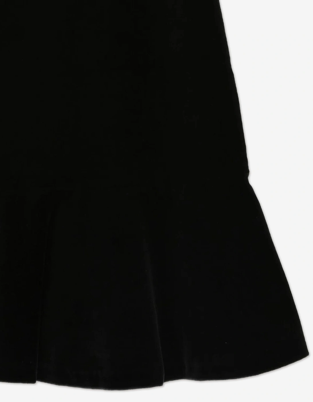 Girls Bow Logo Dress in Black