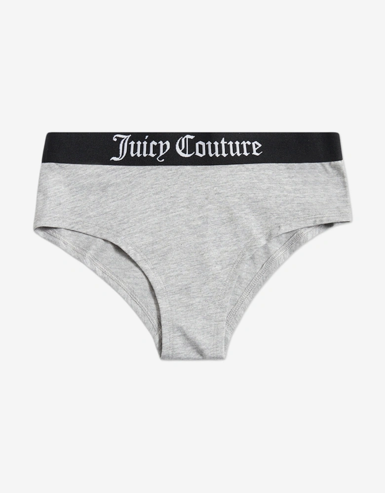 Girls 3 Pack Hipster Knickers Set in Black