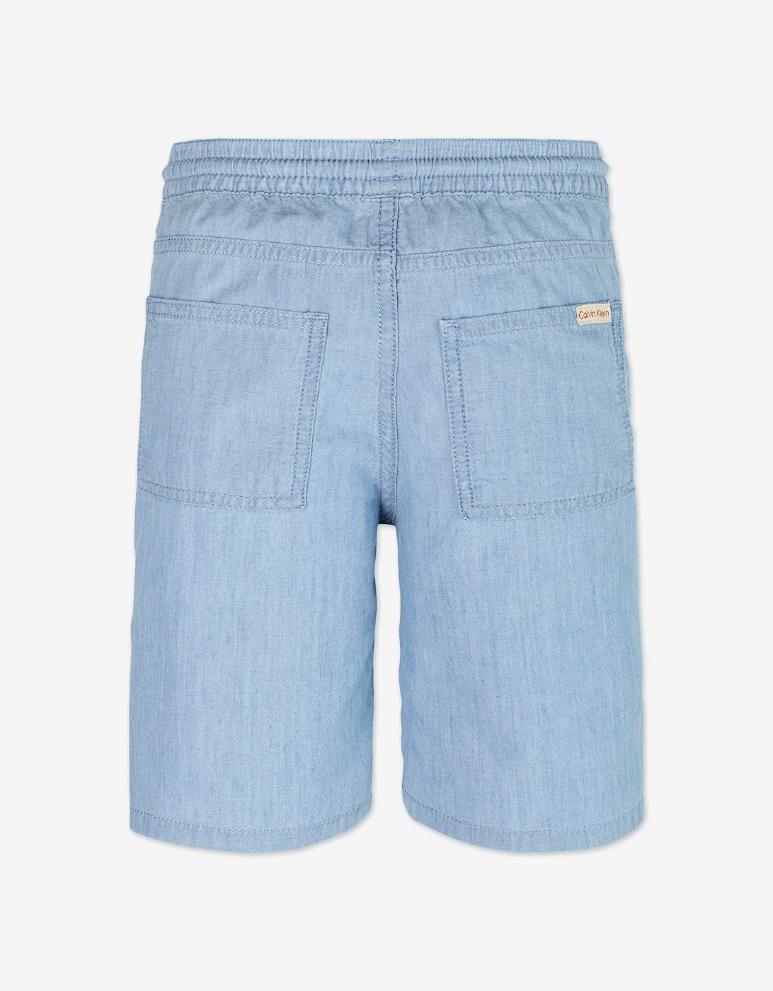 Boys Chambray Shorts in Blue