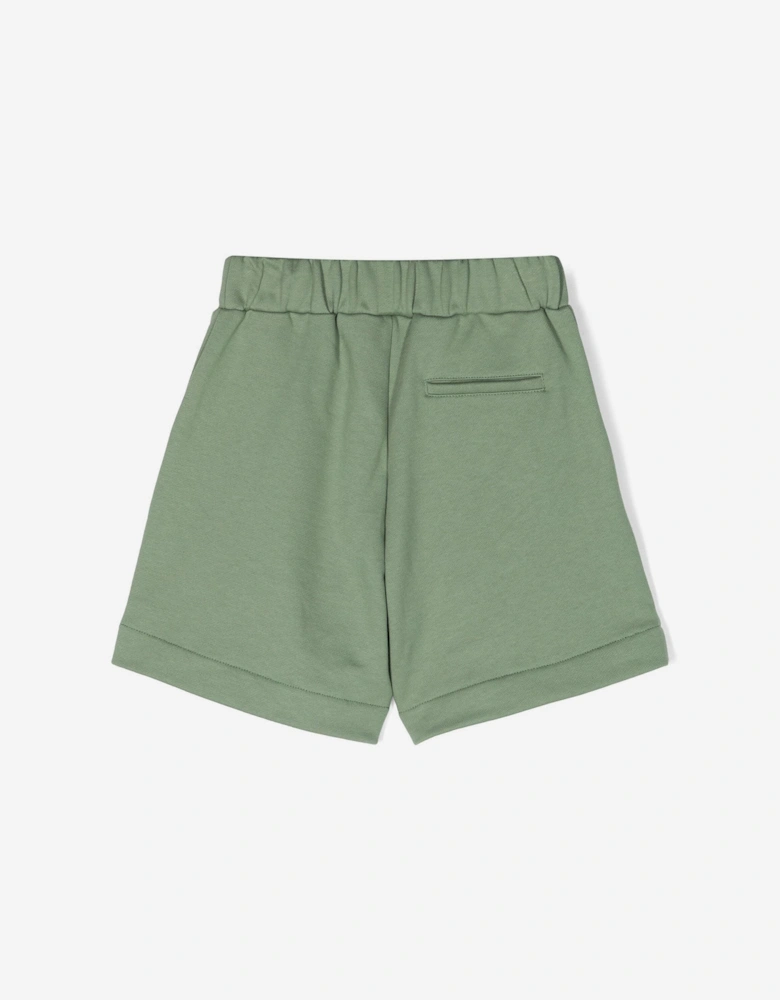 Boys Logo Shorts in Green