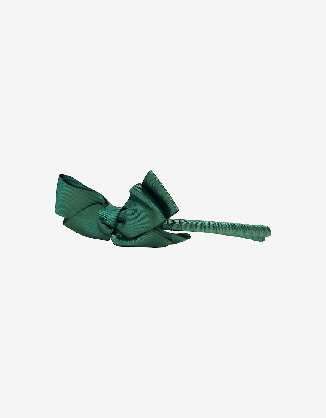Girls Bow Headband in Green