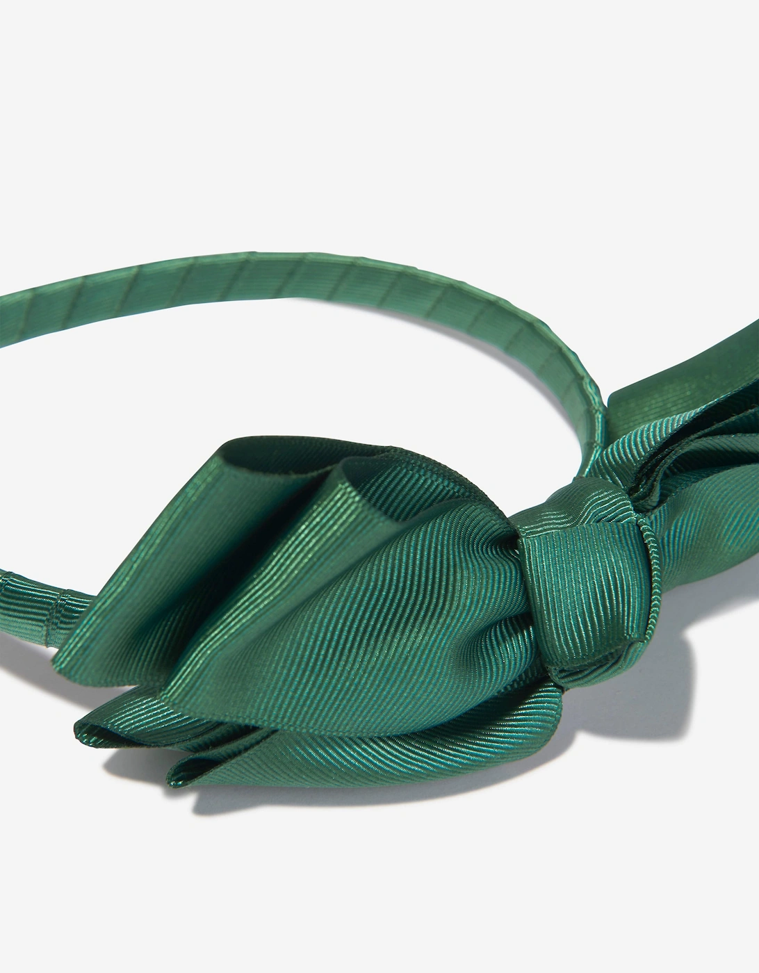 Girls Bow Headband in Green