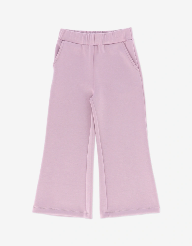 Angels Face Girls Deonne Tulle Trim Top and Jogger Set in Purple
