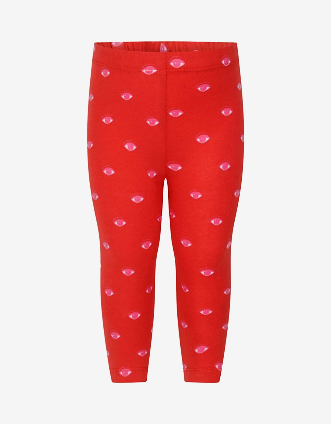 Girls Eyes Print Leggings, 3 of 2