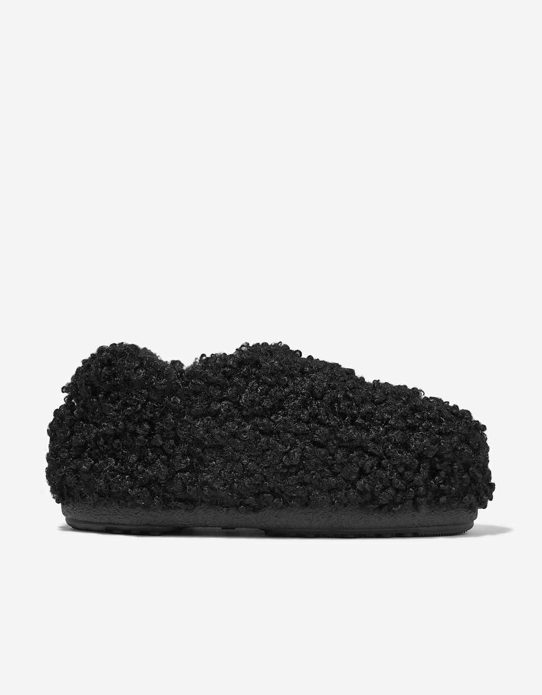 Moon Boot Kids Faux Curly Sandals in Black, 5 of 4