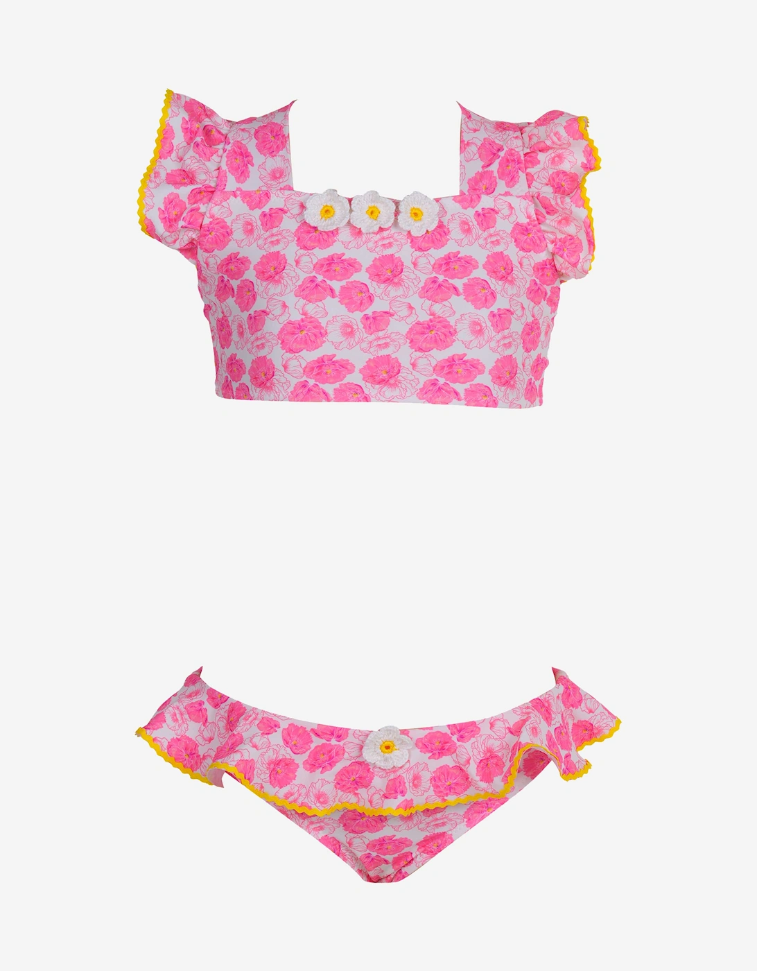 Girls Briar Bikini in Pink, 7 of 6